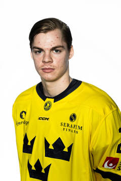 Oskar Pettersson of the Swedish under-20 national ice