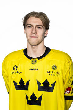 Jonathan Lekkerimäki of the Swedish under-20 national ice