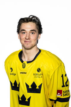 Noah Östlund of the Swedish under-20 national ice hockey