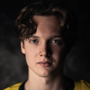 Rasmus Rudslätt of the Swedish under-20 national ice