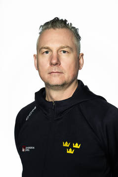 Physiotherapist Krister Olsson of the Swedish under-20