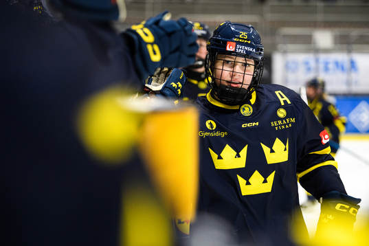 Sveriges Lina Ljungblom jublar