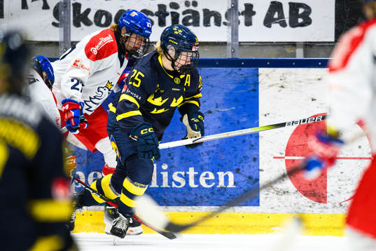 Tjeckiens Tereza Radova och Sveriges Lina Ljungblom