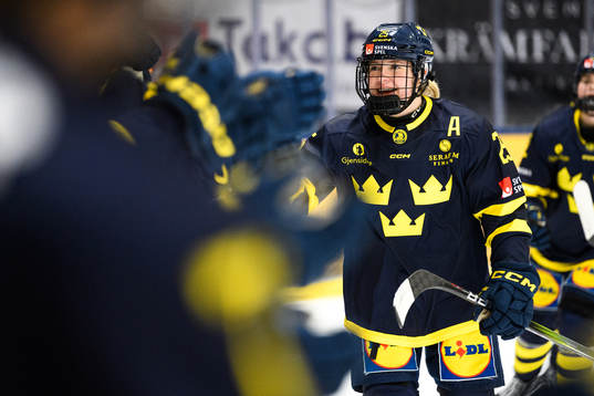 Sveriges Lina Ljungblom jublar