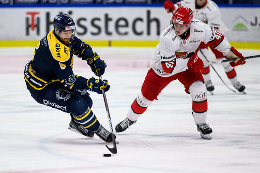 Södertäljes Olli Vainio och Almtunas Valdemar Johansson