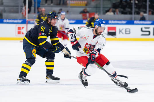 Jesper Olofsson of Sweden and Filip Pyrochta of Czech