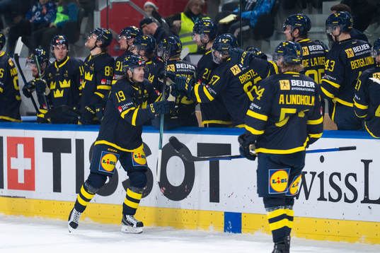 Marcus Sörensen of Sweden celebrates