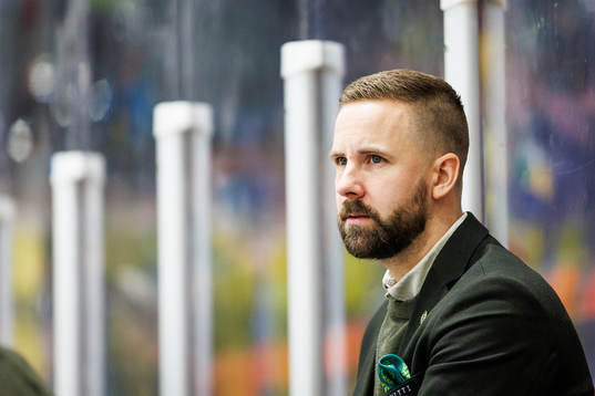 Björklövens huvudtränare Viktor Stråhle