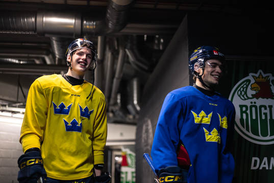 Anton Johansson and Isac Born of the Swedish under-20