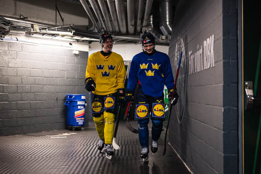Anton Johansson and Isac Born of the Swedish under-20