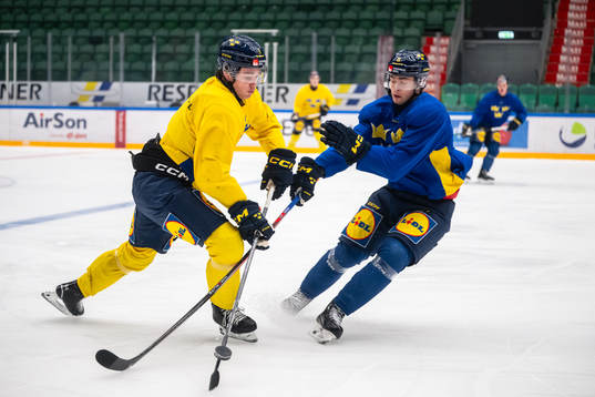Elias Salomonsson and Isac Born of the Swedish under-20