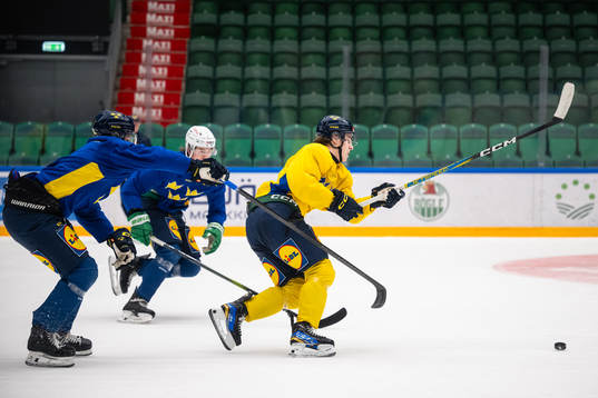 Liam Öhgren of the Swedish under-20 national ice hockey