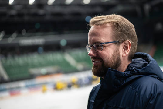 Media manager Linus Hugosson of the Swedish under-20