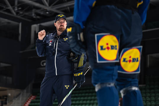 Assistant coach Gereon Dahlgren of the Swedish under-20