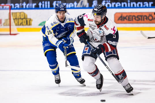 Leksands Max Veronneau och Linköpings Arvid Aronsson