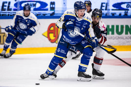 Leksands Kalle Östman och Linköpings Oscar Fantenberg