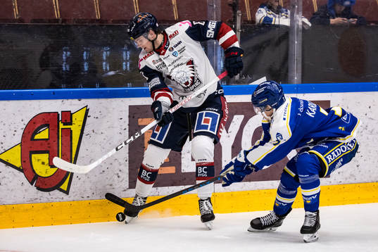 Linköpings Jonathan Myrenberg och Leksands Fred Nilsson