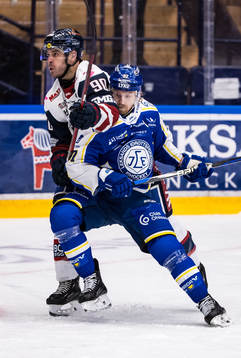 Linköpings Lance Bouma och Leksands Anton Lindholm