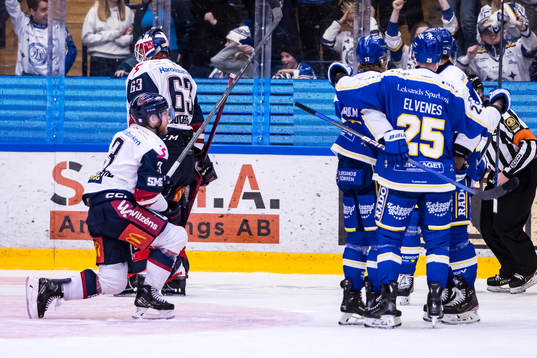 Leksands Anton Lindholm jublar