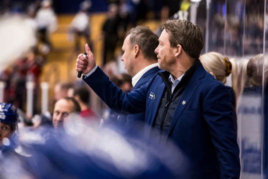 Leksands tränare Charles Berglund