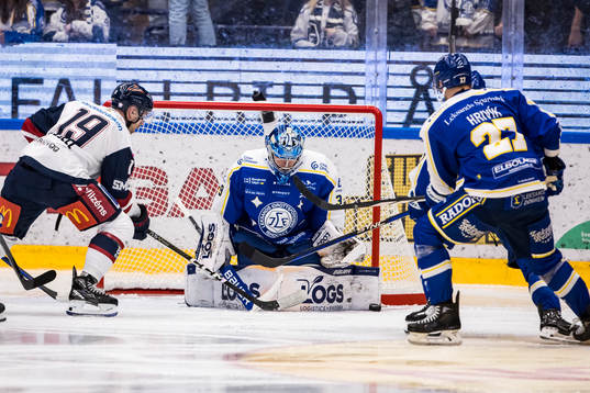 Leksands målvakt Filip Larsson