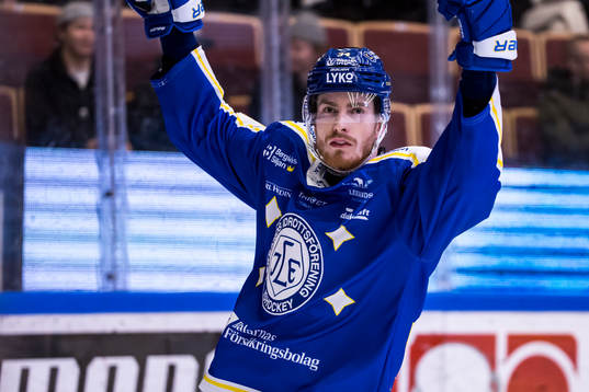 Leksands Peter Cehlarik jublar