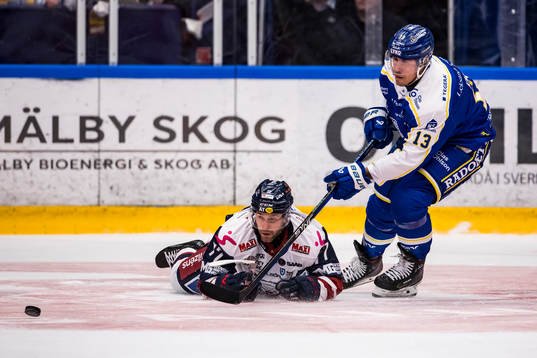 Linköpings Sebastian Strandberg och Leksands Jon Knuts