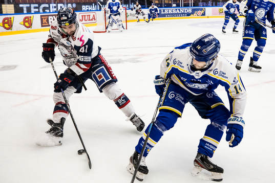 Linköpings Broc Little och Leksands Oskar Lang