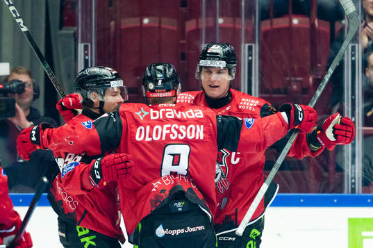 Malmö Redhawks Fredrik Händemark jublar