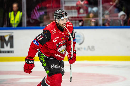 Malmö Redhawks Markus Lauridsen jublar