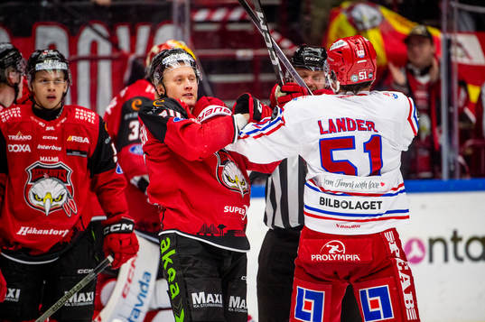 Malmö Redhawks Thomas Berg Paulsen i bråk med Timrås