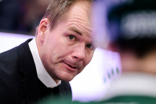 Färjestads tränare Thomas Mitell