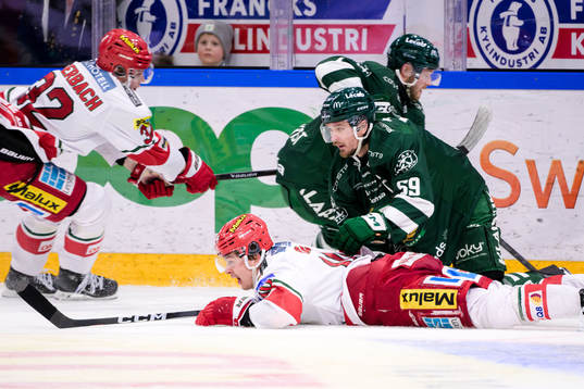 MoDos Sampo Ranta och Färjestads Linus Johansson