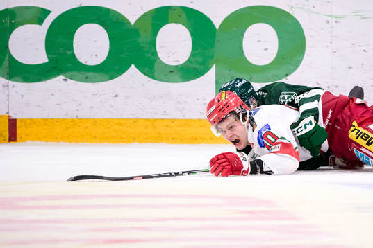 MoDos Sampo Ranta och Färjestads Linus Johansson
