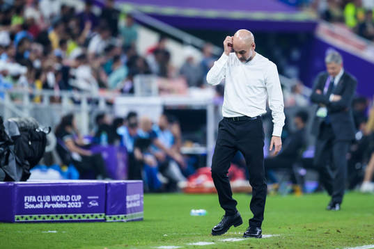 Head coach Pep Guardiola of Manchester City