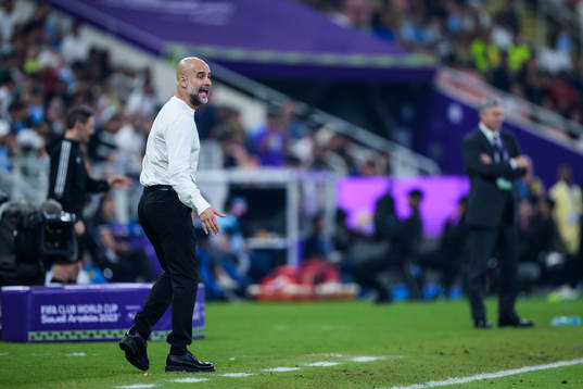 Head coach Pep Guardiola of Manchester City