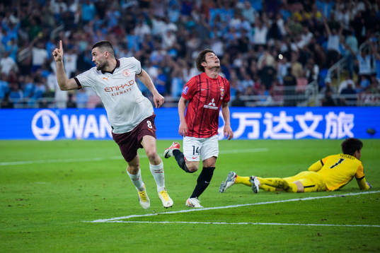 Mateo Kovacic of Manchester City celebrates