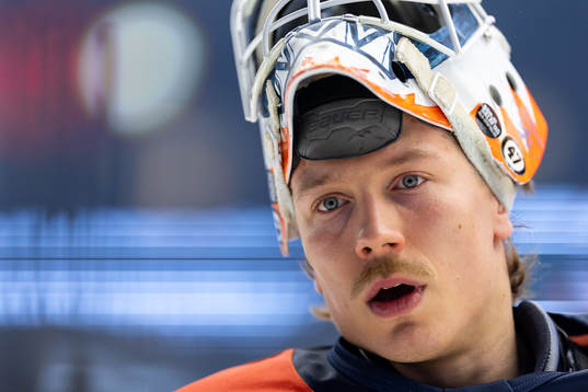 Växjös målvakt Emil Larmi