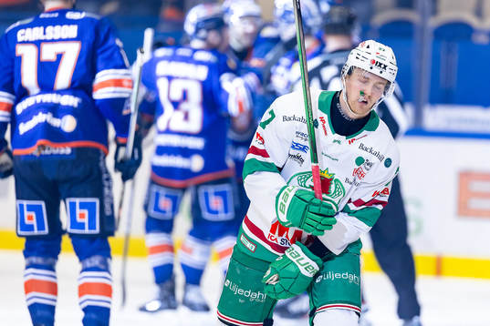 under ishockeymatchen i SHL mellan Växjö och Rögle