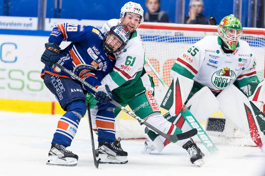Växjös Hugo Gustafsson och Rögles Lukas Ekeståhl-Jonsson