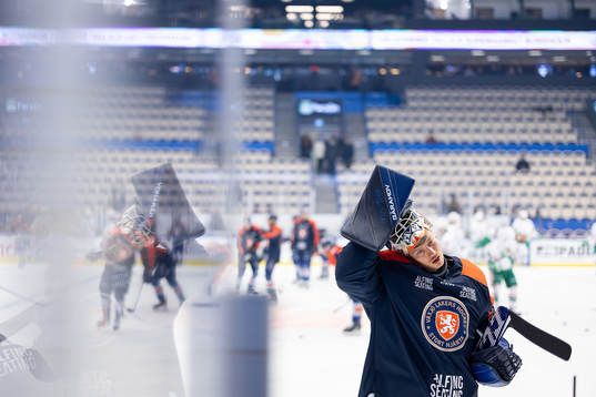 Växjös målvakt Emil Larmi
