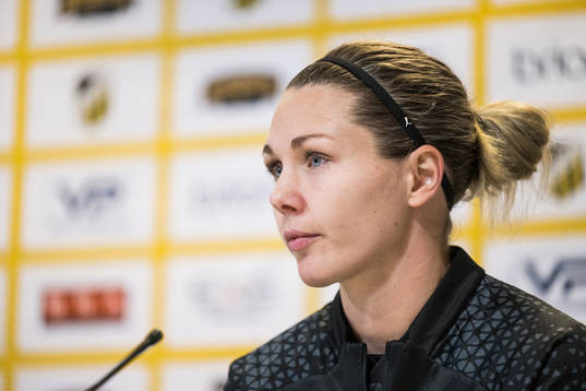 Goalkeeper Jennifer Falk of Häcken