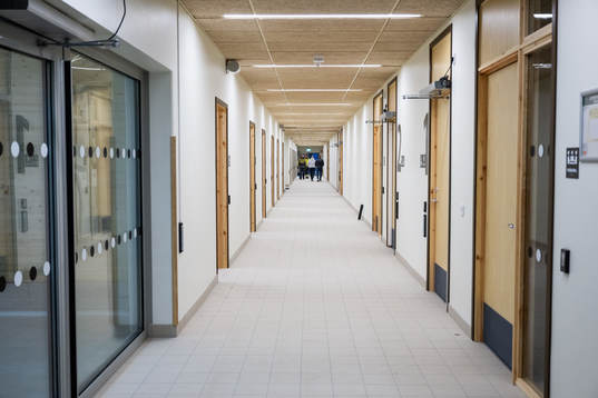 Korridor i Slottsskogsrinken