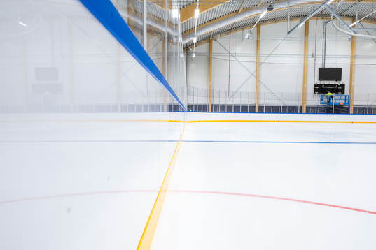 Sarg och is i Slottsskogsrinken