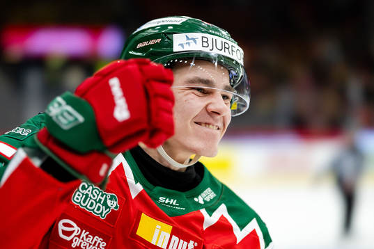 Frölundas Pontus Johansson jublar