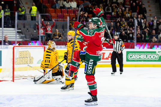 Frölundas Henrik Tömmernes jublar