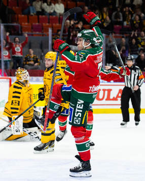Frölundas Henrik Tömmernes jublar