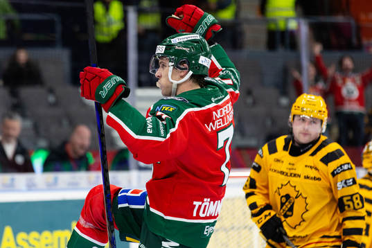 Frölundas Henrik Tömmernes jublar