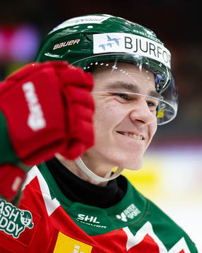 Frölundas Pontus Johansson jublar