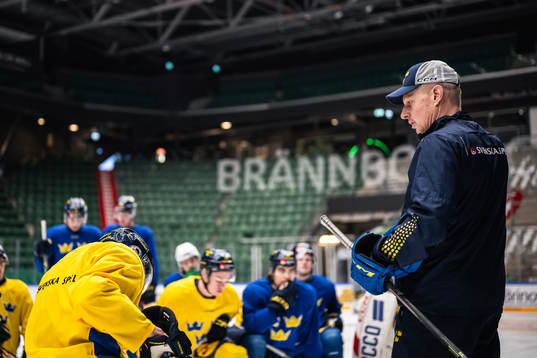 Head coach Magnus Hävelid of the Swedish under-20 national